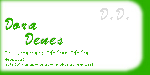 dora denes business card